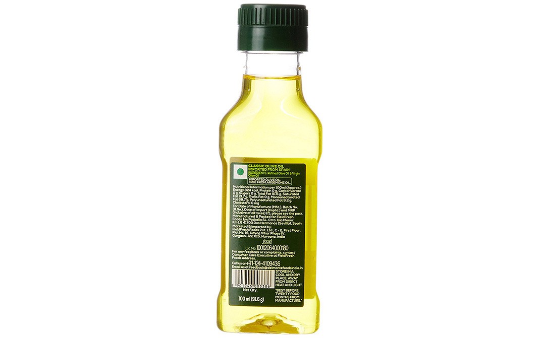 Del Monte Classic Olive Oil    Plastic Bottle  100 millilitre